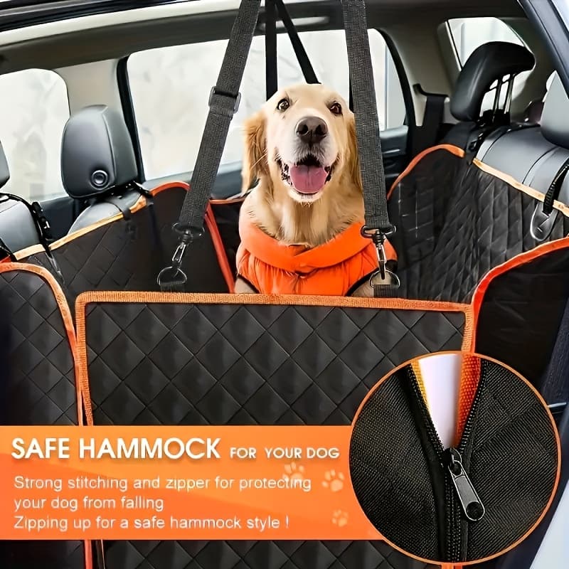 TEMU Pet Car Seat Cover For Dogs, Dog-specific Car Seat, Full-coverage Stain-resistant Mat, Small Size & Universal For Medium & Large Dogs