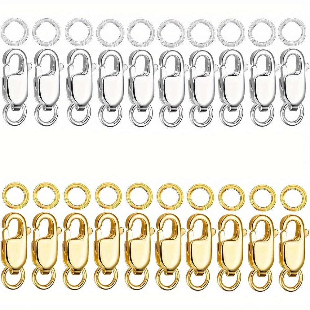 TEMU Clasp With Closed Jump Rings Necklace Clasps And Closures For Jewelry Making