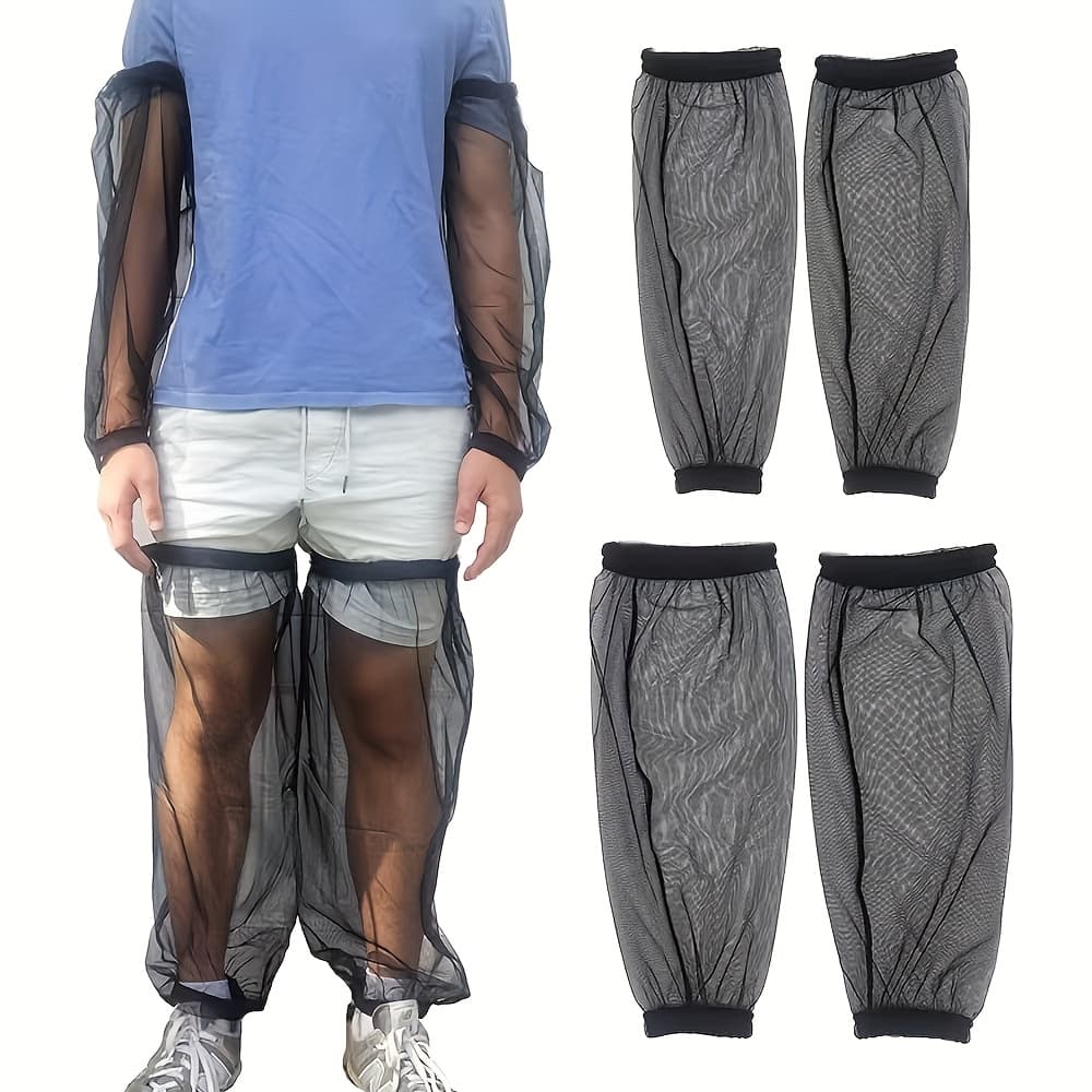 TEMU This Mesh Arm And Leg Set Is Ideal For Outdoor Activities, Camping, Fishing, And Other Uses