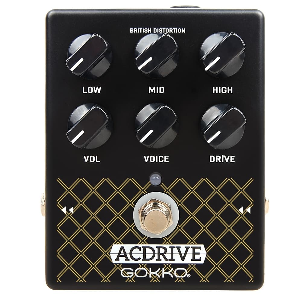 TEMU Gokko Pedal Acbox Gk-35 - Vox - Inspired British Amp Simulating Effects Pedal With 6 - Control Tone Shaping