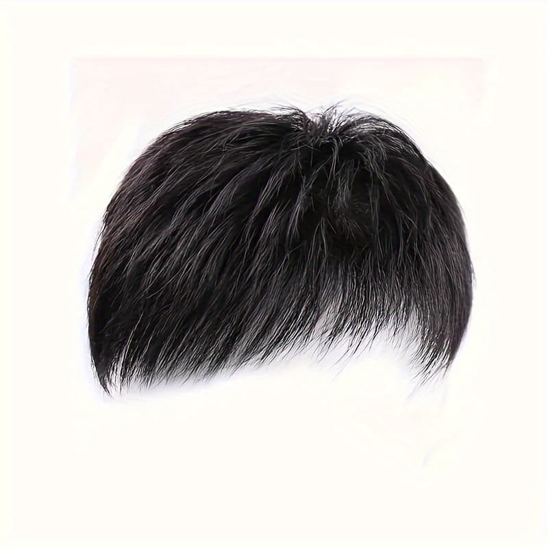 TEMU Men's Clip-on - Natural Look Hair System For Baldness & Thinning Hair, Business Hairpiece, Comfortable Clip- For & Coverage, Suitable For All Hair Types &
