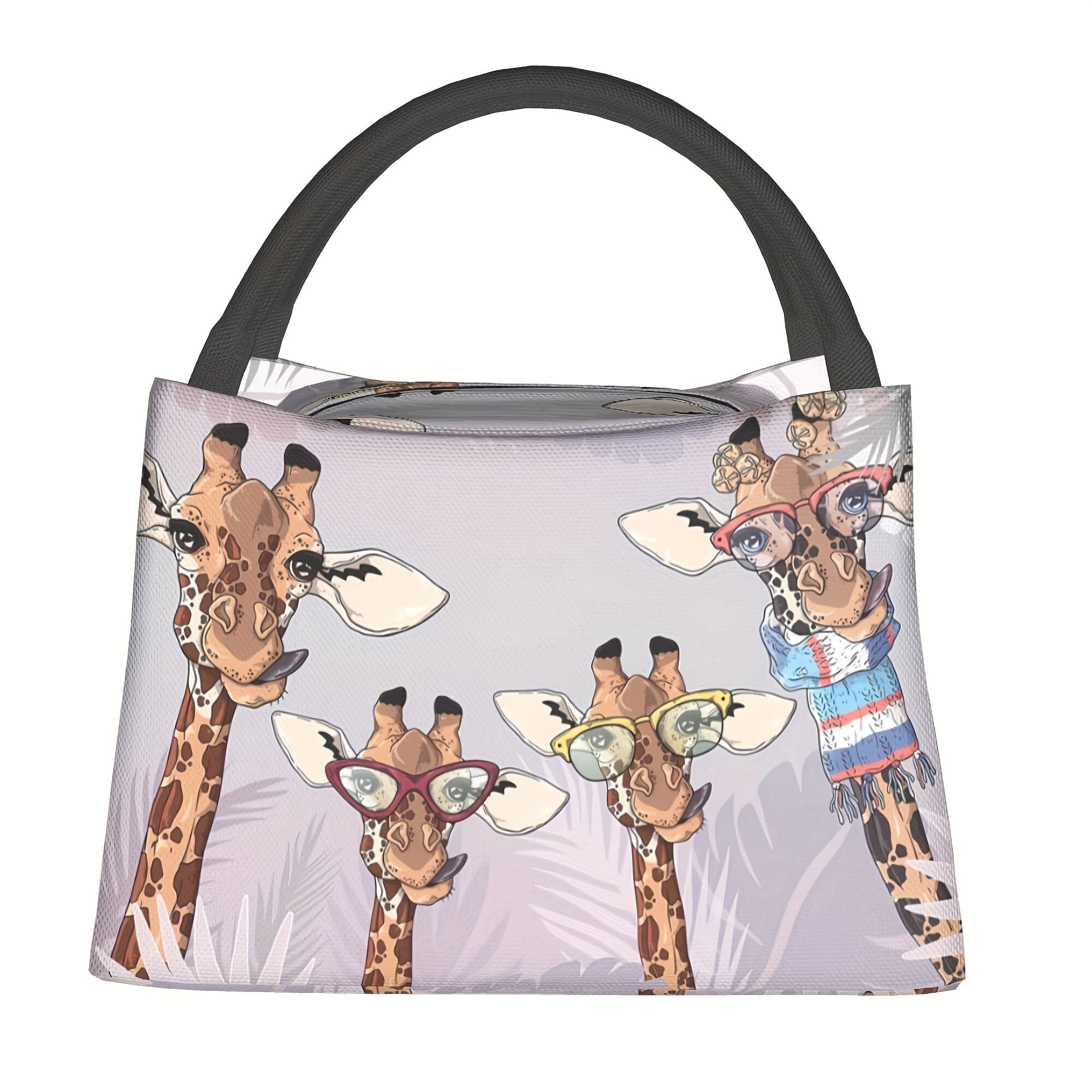 TEMU 1pc Of A Portable And Reusable Insulated Bag Featuring A , Perfect For Keeping Food Cool. An Essential Item For Camping, Beach , Home Use, Office, And Outdoor Activities (non-food Contact)