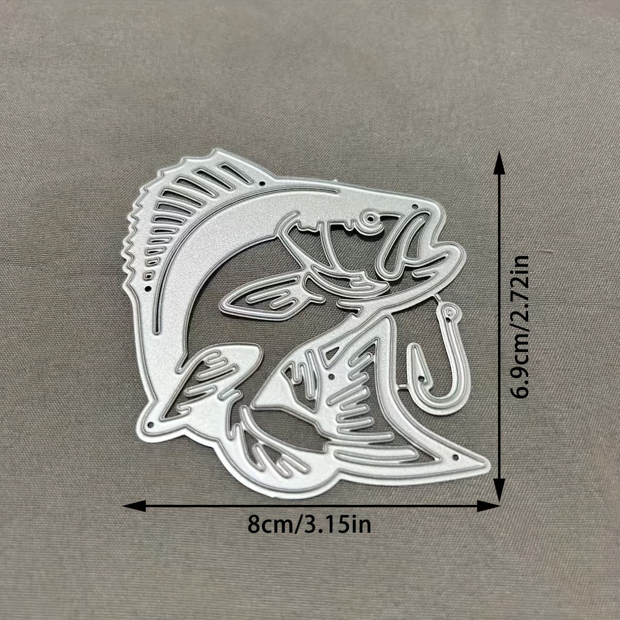 TEMU 1pc Metal Cutting Dies Featuring And , Ideal For Scrapbooking, Embossing Stencils, And Crafting Handmade Greeting Cards, As Well As Tools For Gift Cards