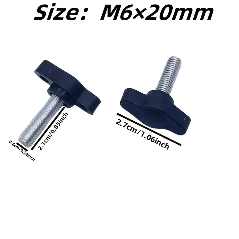 TEMU 10pcs T-bolts, Handle Bolts, Wing Screws, Screws, Bolts, Clamping Handle Screws M5 M6 M8