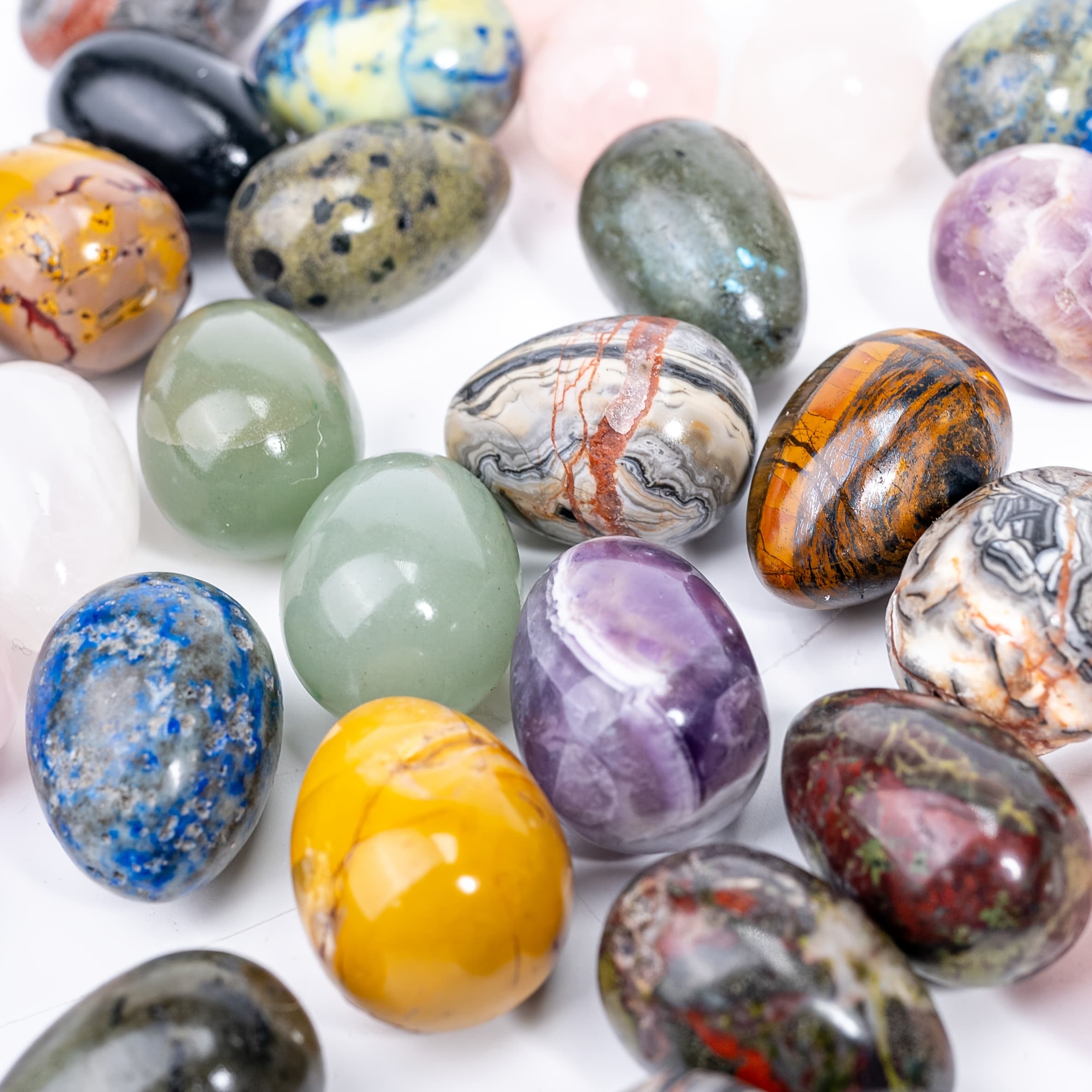 TEMU 1 Bag Of Rare Mixed Material | | Polished | Valentine's Day Gift | Birthday Gift | Gift For Her | Home Decor | Desktop Decor | Christmas Gift | Halloween Decoration | Egg Collectibles
