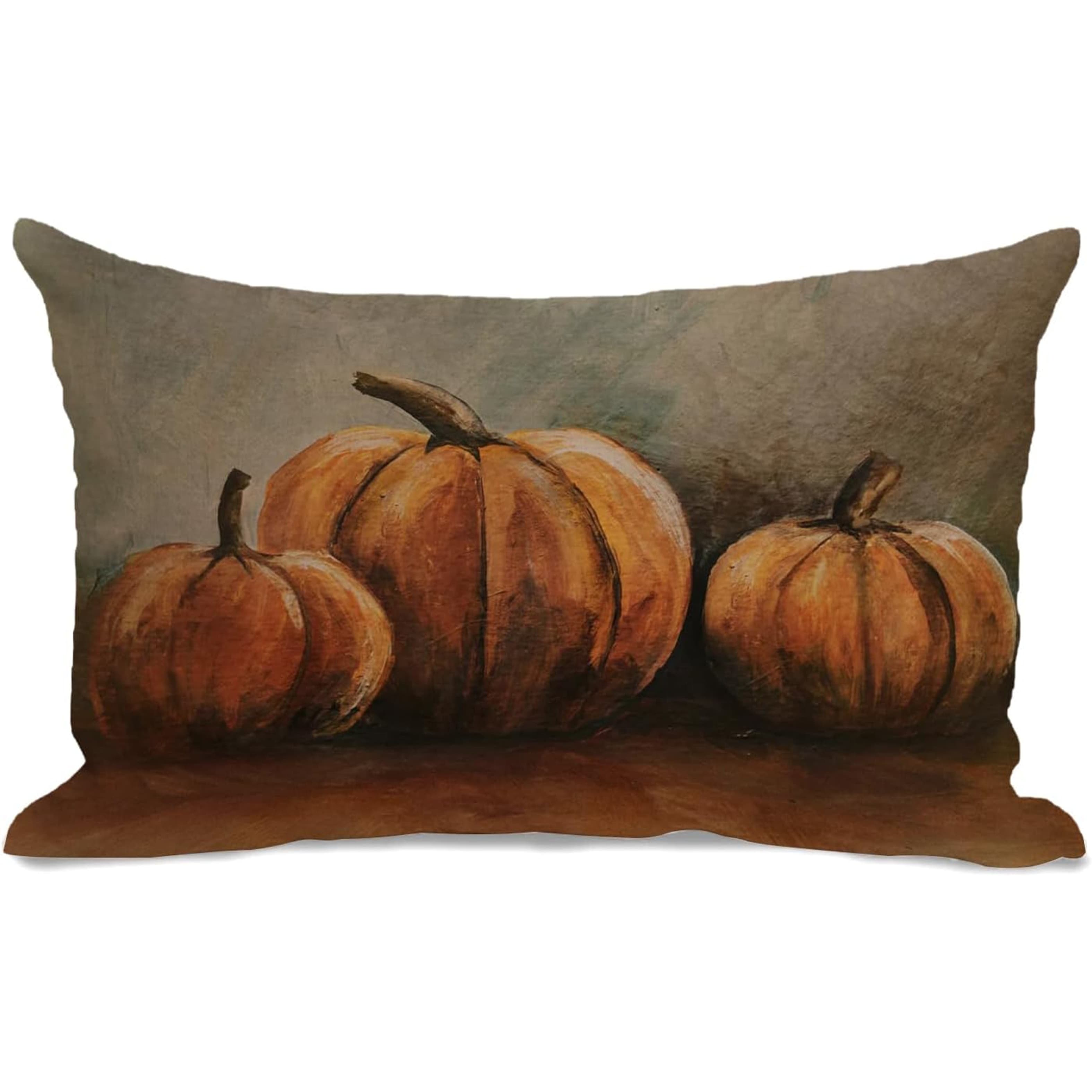 TEMU 1pc, Autumn Pillowcase, Autumn Decoration, Vintage Pumpkin Waist Pillowcase Farmhouse Sofa Cushion Cover Outdoor Home Sofa Patch Decoration(single Side, No Pillow Core)