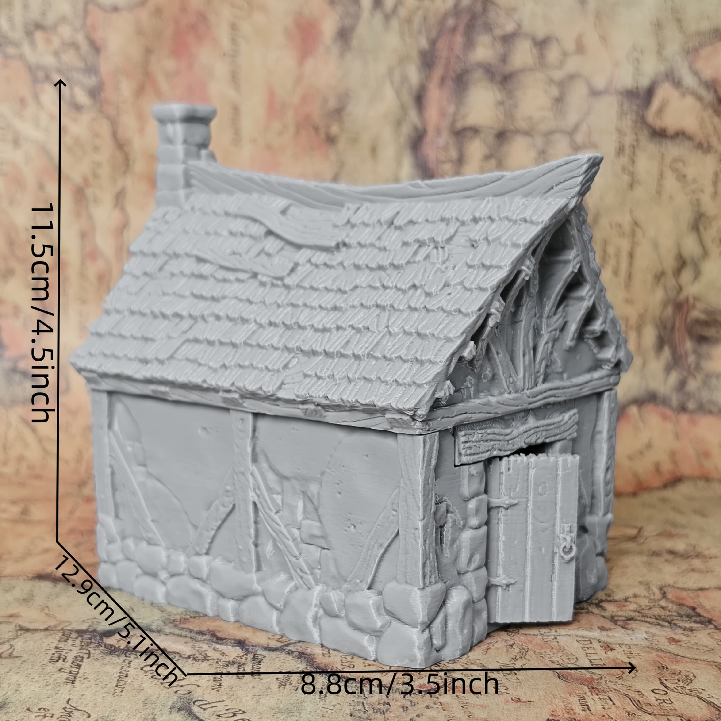 TEMU 1pc, Ttrpg 's House - Dnd House Building, Desktop Rpg Game , Suitable For Tabletop Games Such As - Collection Display Or Game Scene Decoration, Fantasy And Exquisite Design Gift