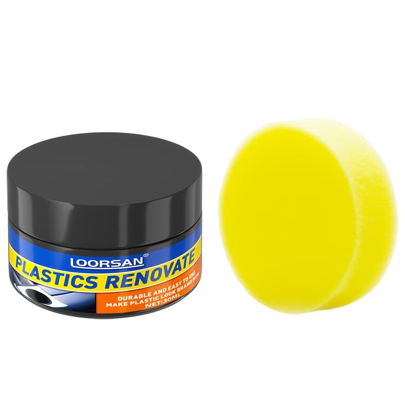 TEMU Multifunctional Car Plastic Restorer - Interior & Exterior Plastic Polishing Wax, Scratch Repair, Anti-aging Renovation Cream, Suitable For Tires, Seats And Plastic