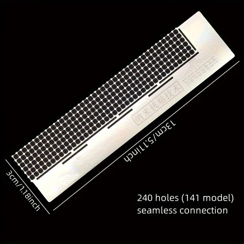 TEMU 1pc Diamond Painting Ruler, Stainless Steel Mesh Ruler 5d Ruler Tool Diamond Painting Repair Tool, For Diamond Painting Kit, Home Supplies, Christmas, Halloween, Valentine's Day, Gifts