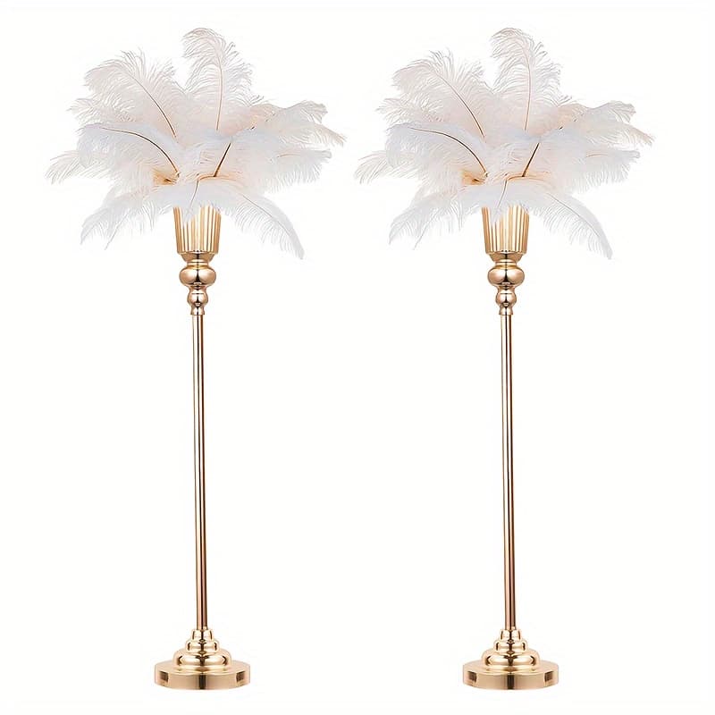 TEMU Large Vases For Weddings, Reaching From Floor To Ceiling - 32.5 Inches Tall, Versatile Metal Small Vases Ideal For Enhancing The Decor Of Anniversary Celebrations, Parties, And Events