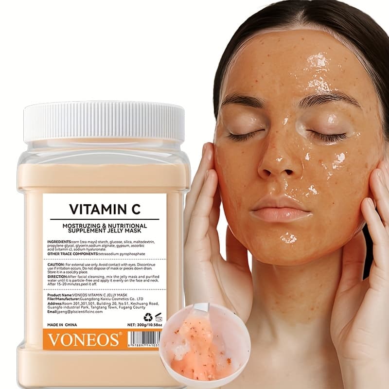 TEMU 10.58oz/ Bottled Vitamin Mask, Rich In Hyaluronic Acid, Retinol And Vitamin E, Suitable For Types - /winter Skincare And Christmas Gift