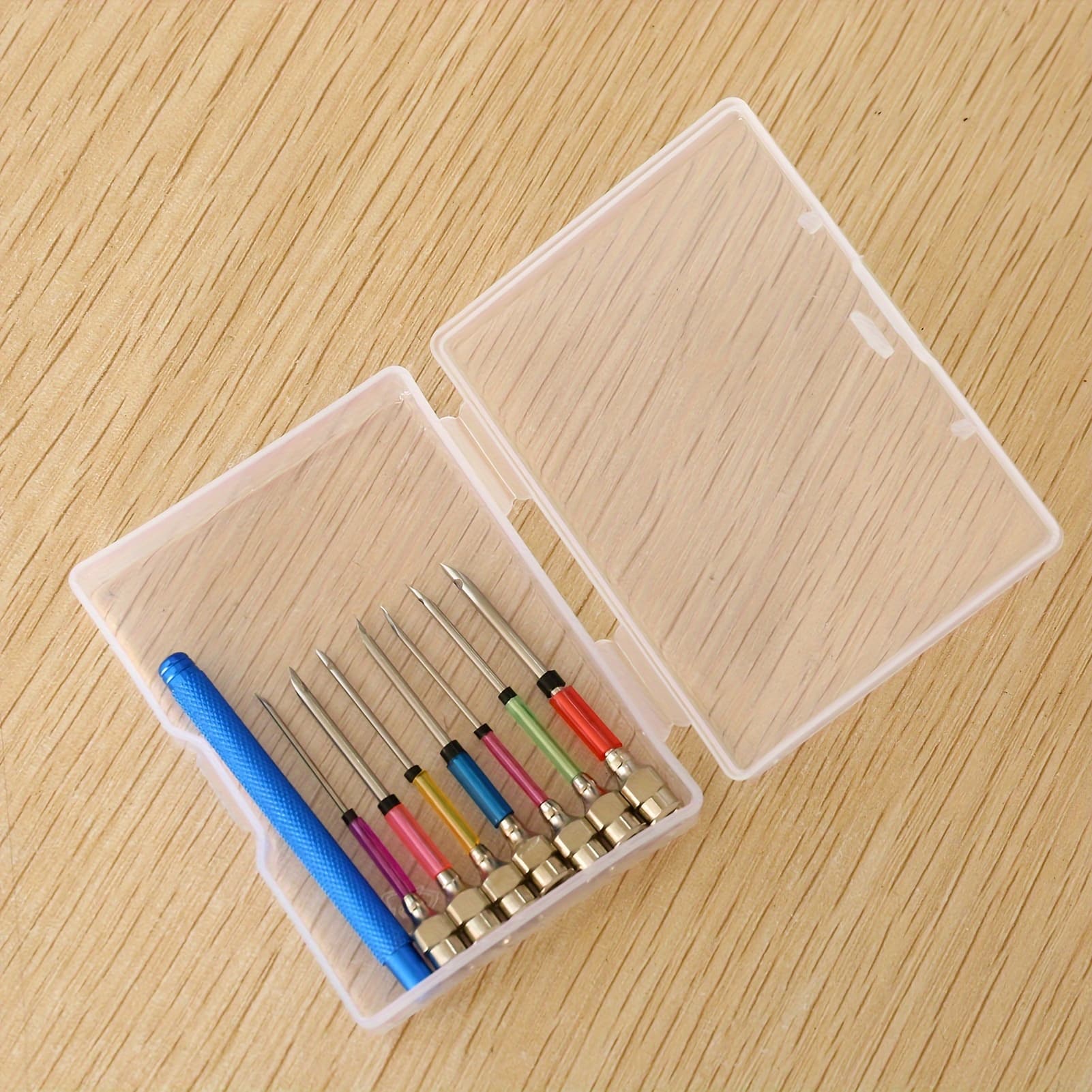 TEMU Embroidery Kits Sewing Needle Diy Stitching Applique Ergonomic Weaving Tools For Simple Embroidery Diy Sewing Craft Tool
