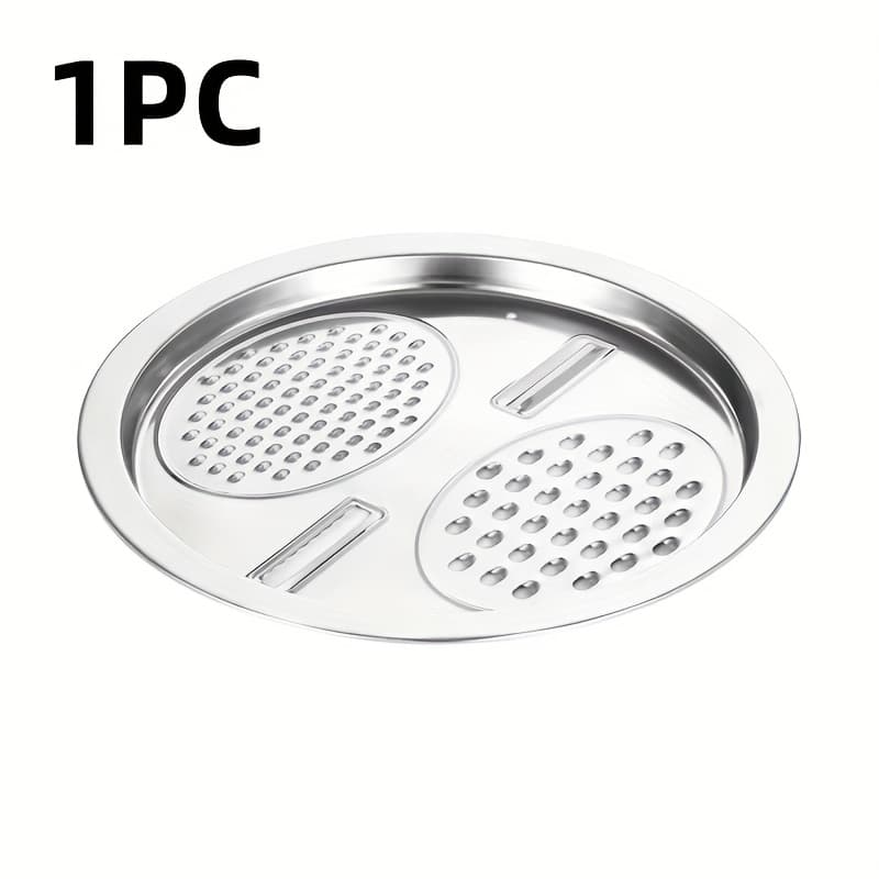 TEMU 1pc Stainless Steel Vegetable Slicer And (grater , Without Container/bowl) - Perfect For Fruits And Vegetables, Kitchen For Grating, Slicing, And Shredding