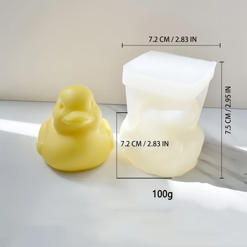 TEMU 3d Duck Silicone Mold, 1pc
