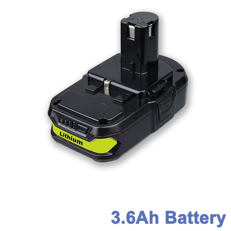 TEMU 3600mah 18v Rbl1805 P108 Li-ion Replacement With Led Indicator Battery For Ryobi 18 Volt Battery Lithium- P108 P105 P107 P109 P104 P191 P122 Compatible With For Ryobi Power Cordless Tools