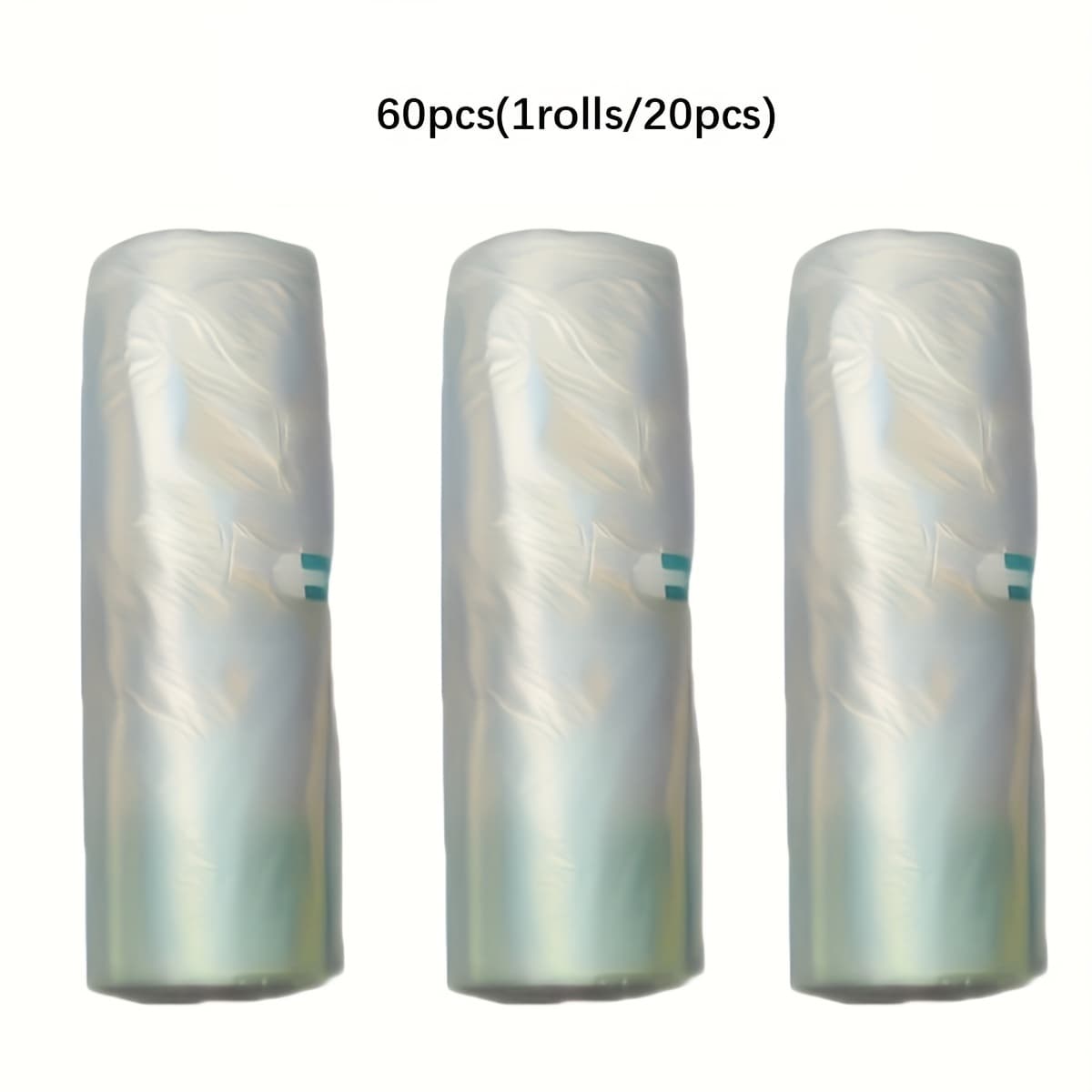 TEMU 60pcs Disposable Drawstring Toilet Bags - Hygienic And Portable, Suitable For Outdoor Travel, Bathroom, Bedroom, Pet Use, Easy Extraction , Outdoor Toilet Must-have