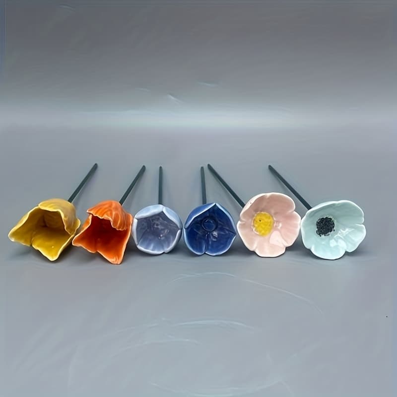 TEMU 6pcs Ceramic Bee Sugar Feeder, Handmade, Used To Feed Bees Outdoors Or As A Delicate Interior Decoration Ornament