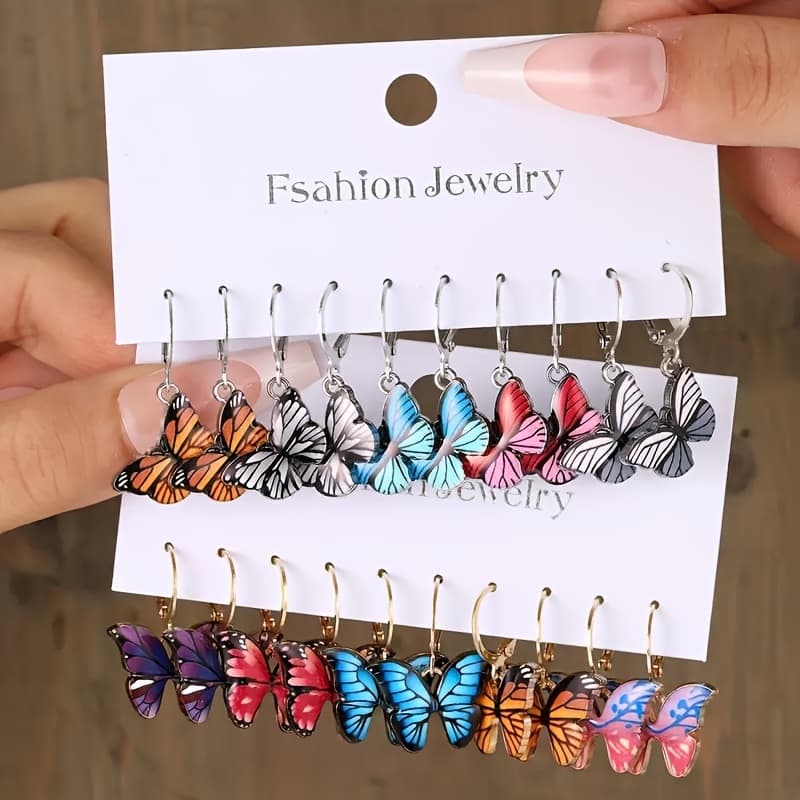 TEMU 10 Pairs Of Minimalist Ear Earring Set For Women's Party Vacation