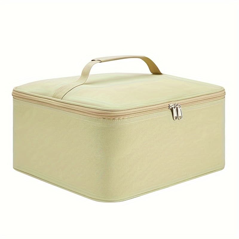 TEMU 1pc Outdoor Portable Camping Tool Storage Box, Multifunctional Camping Fuel Tank Carrying Case, Suitable For Stove And Gas Cylinder Storage