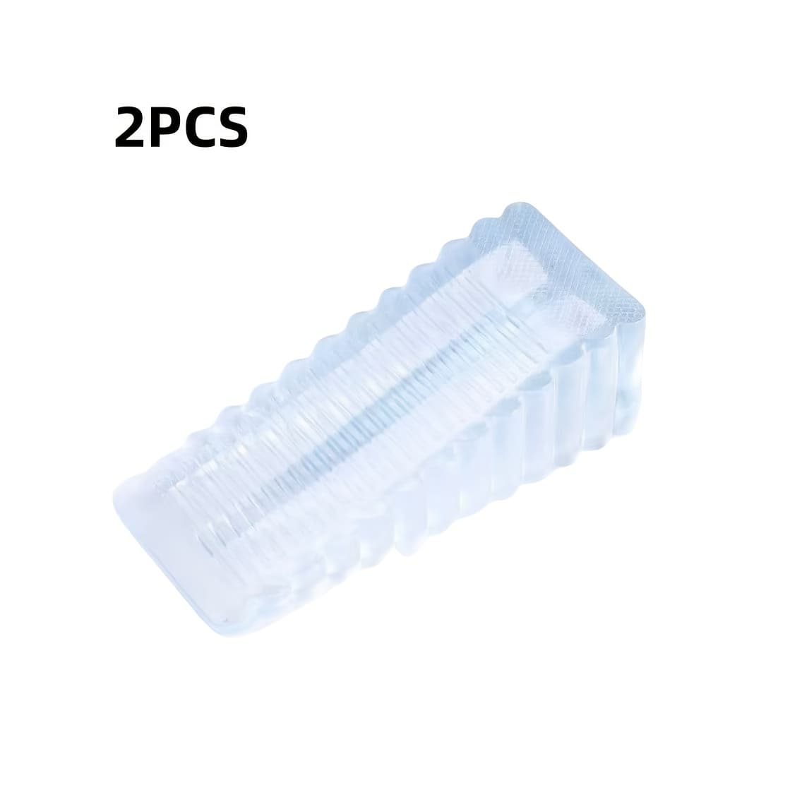 TEMU 2pcs Silicone , Windproof, Anti-slam, , Durable Plastic Material, With Under Door Mount For Household Safety