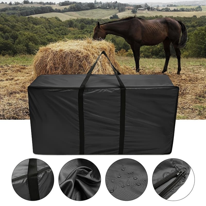 TEMU 1pc Horses Store Hay Feeder, High-capacity Bags, Goat Feeders, Cattle And Sheep Feeding Bags For