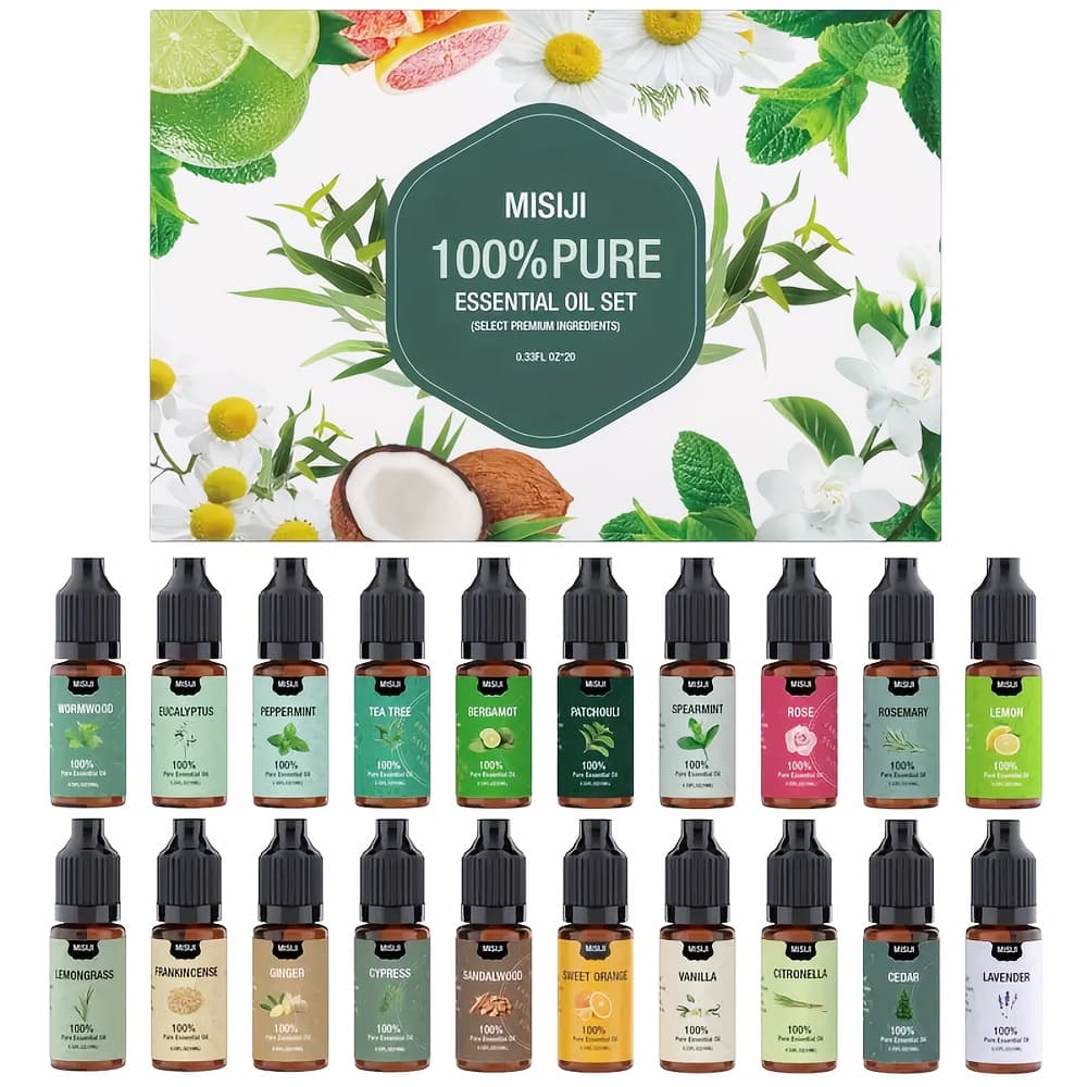 TEMU 6/10/20pcs Essential Oils Set-essential Oils For Diffuser For Home, Air Diffuser Oils Scents For, Laundry, Candle, Humidifiers 6/10/20 × 10ml. Ideal Valentines Day Gift For Women, , Lover