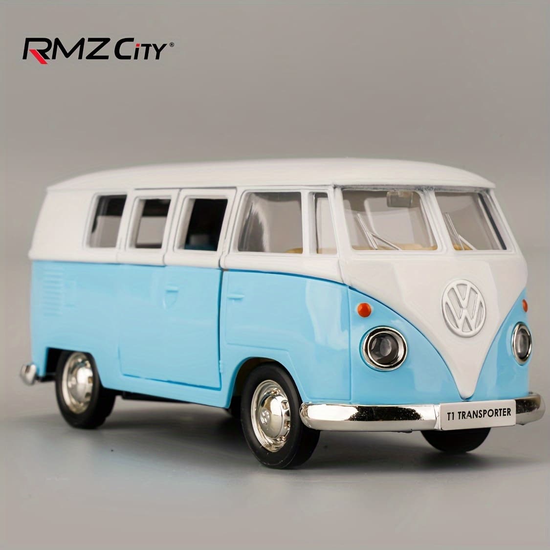 TEMU 1:36 Scale For T1 Bus Diecast Model Car - Alloy Toy With Vintage Design, Realistic Wheels & Detailed Interior - Collectible Gift For Boys, Girls, Display Or Play, Toy Cars