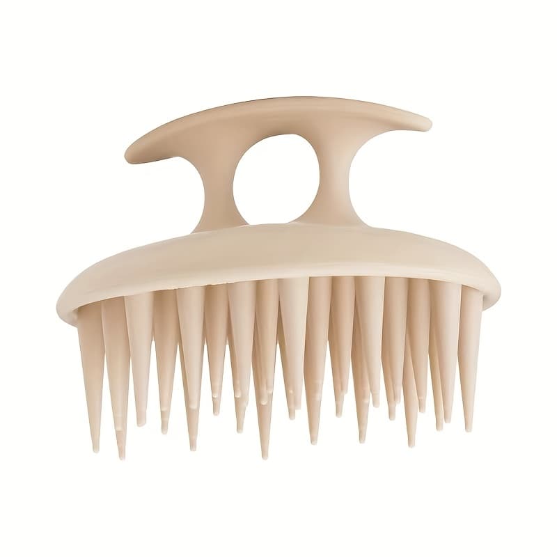 TEMU Silicone Scalp Massage Brush - Hair Washing Tool, Scalp Cleaning Comb, Scratcher