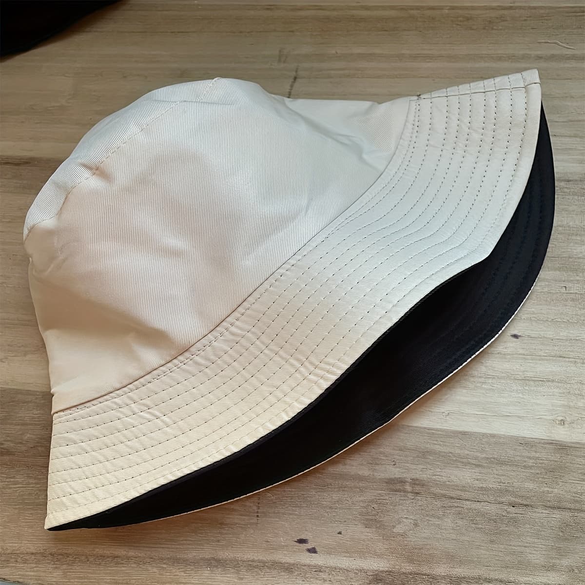 TEMU 1pc Solid Color Light Board Fisherman Hat Unisex Outdoor Versatile Fishing Beach Hat Travel Essential Bucket Hat