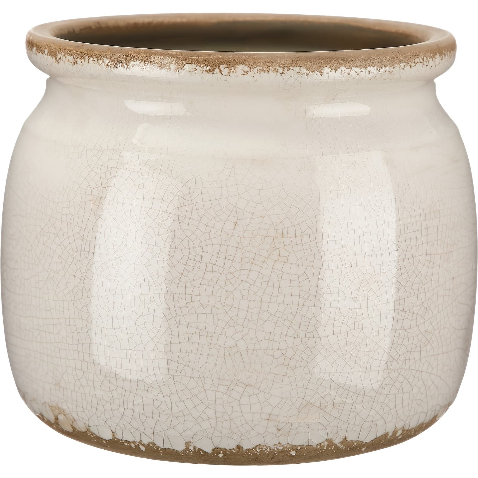 TEMU Vintage Planter Large Ceramic Plants Pot Vintage Crack Cottage Scroll Vase Flower Vase Pot Indoor Plants Home Decor Farmhouse Decorative Gifts