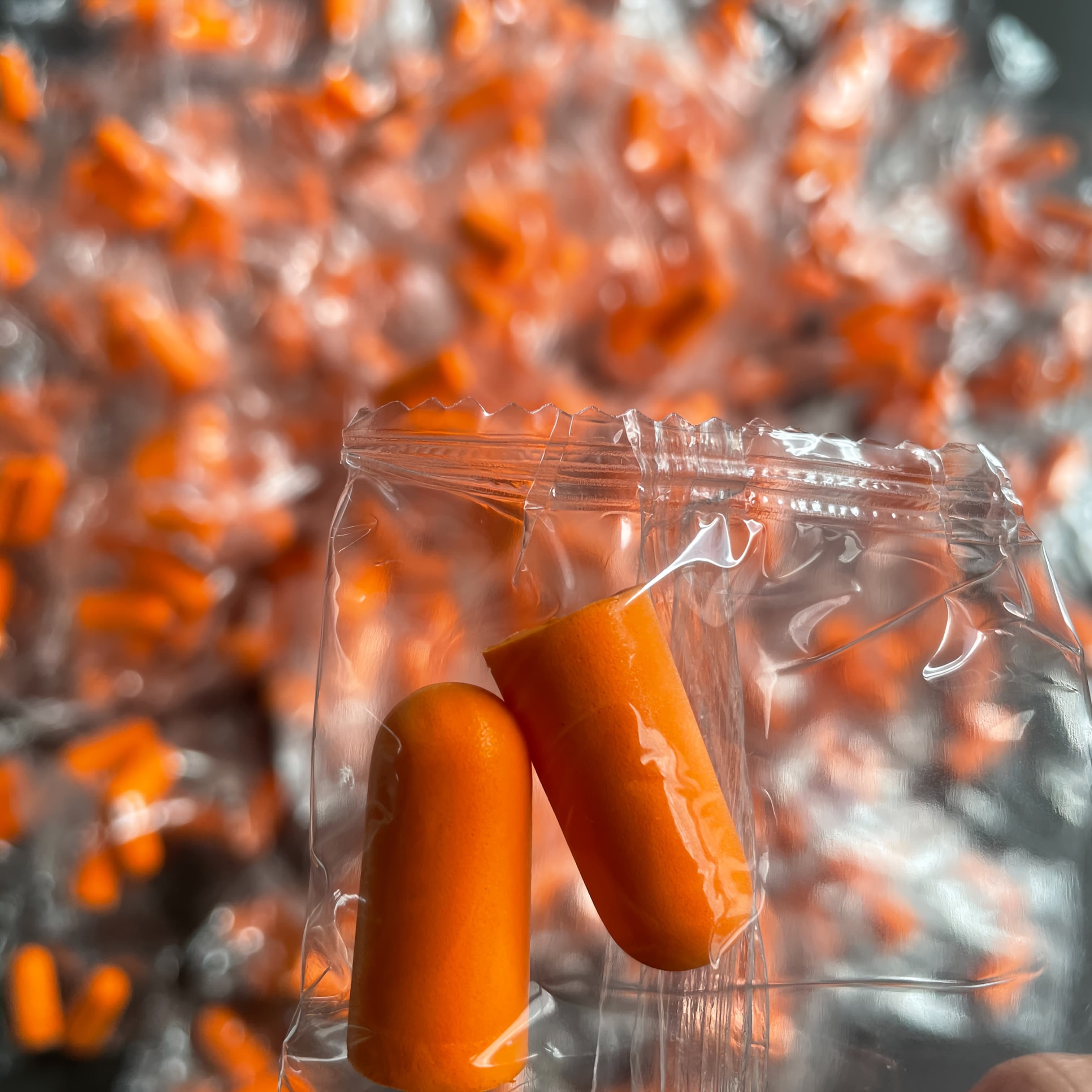 TEMU Earplugs, Bagged Soft Comfortable Foam Earplugs, Reusable And Comfortable, Suitable For Air Travel, Work, Study, Hotel - And Orange, , Durable Earplugs, Lightweight Soft Foam Design