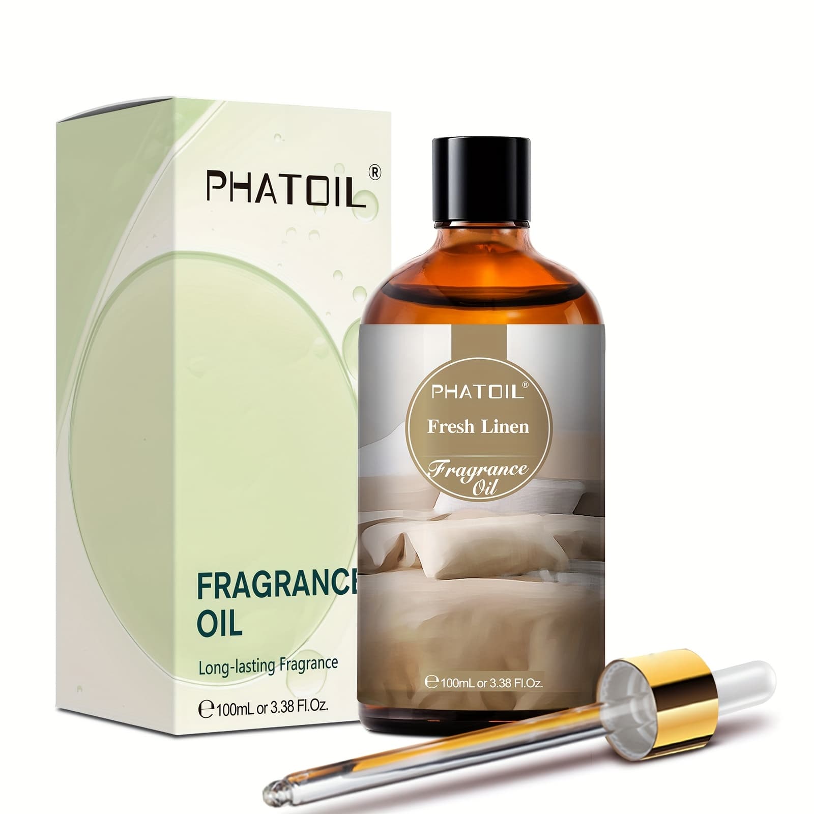 TEMU Phatoil 1pc 100ml/3.38fl. Linen Fragrance Oils For Diffuser Humidifier Candle Making