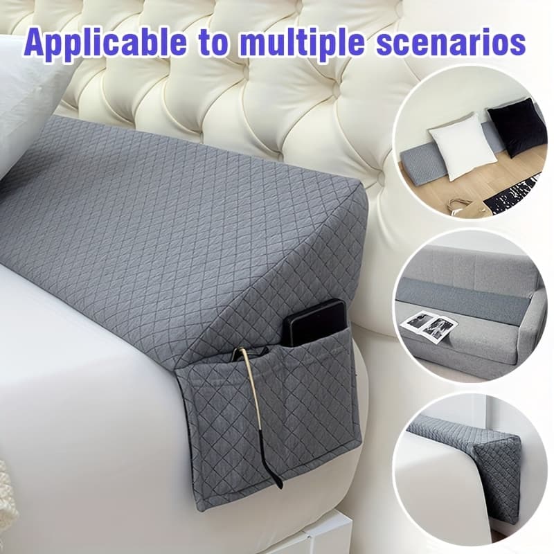 TEMU Mattress Wedgepillow Relief At The End Of The Bed Backrest Pillow, Between The End Of The Bed And The Wall Sleep Lumbar Support Pillow Support Pillow