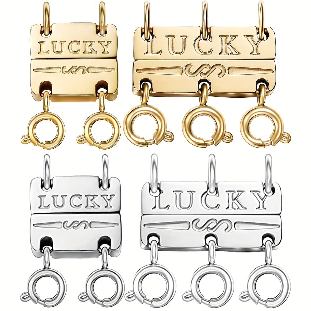 TEMU Necklace Layering Clasp Multiple Necklace Clasps For Layered Look Separator