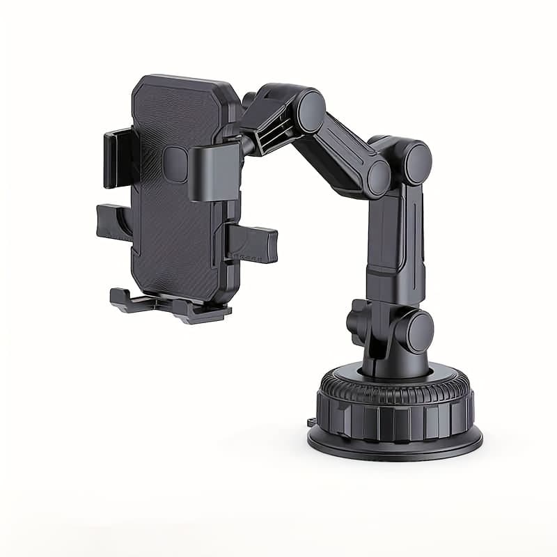 TEMU New In - Car Suction - Cup - Type Center Console Mobile Phone Car Mount With Earthquake - Resistant Fixed Support For Large Trucks' Navigation