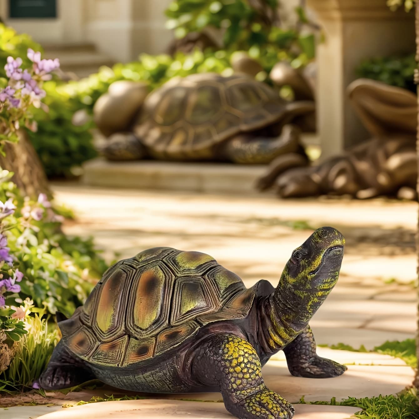 TEMU 1pc Simulated Turtle Outdoor Garden Ornaments