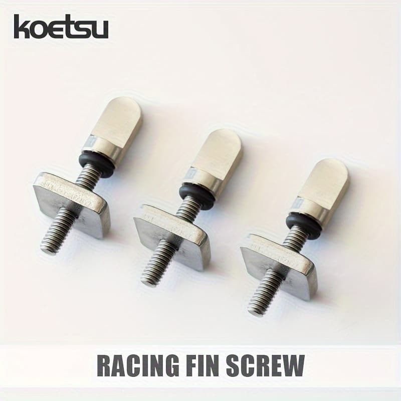 TEMU Koetsu Surfboard Fins, 2-6pcs Set, Stainless Steel 304, Universal Fit, For Surfboard And Paddleboard