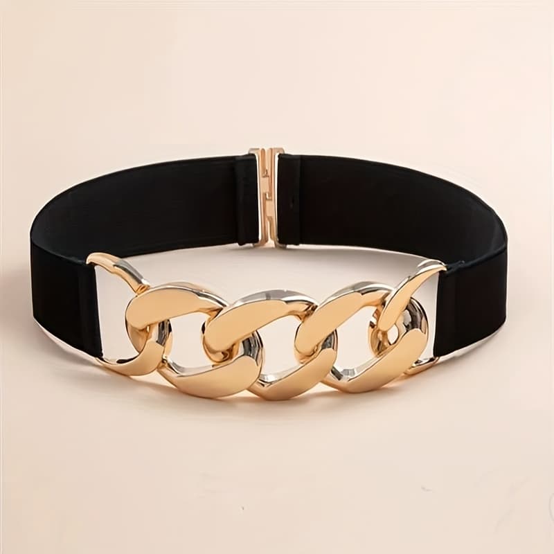 TEMU Stretch Elastic Waist Belt Women's Versatile Daily Matching Belt Fashion