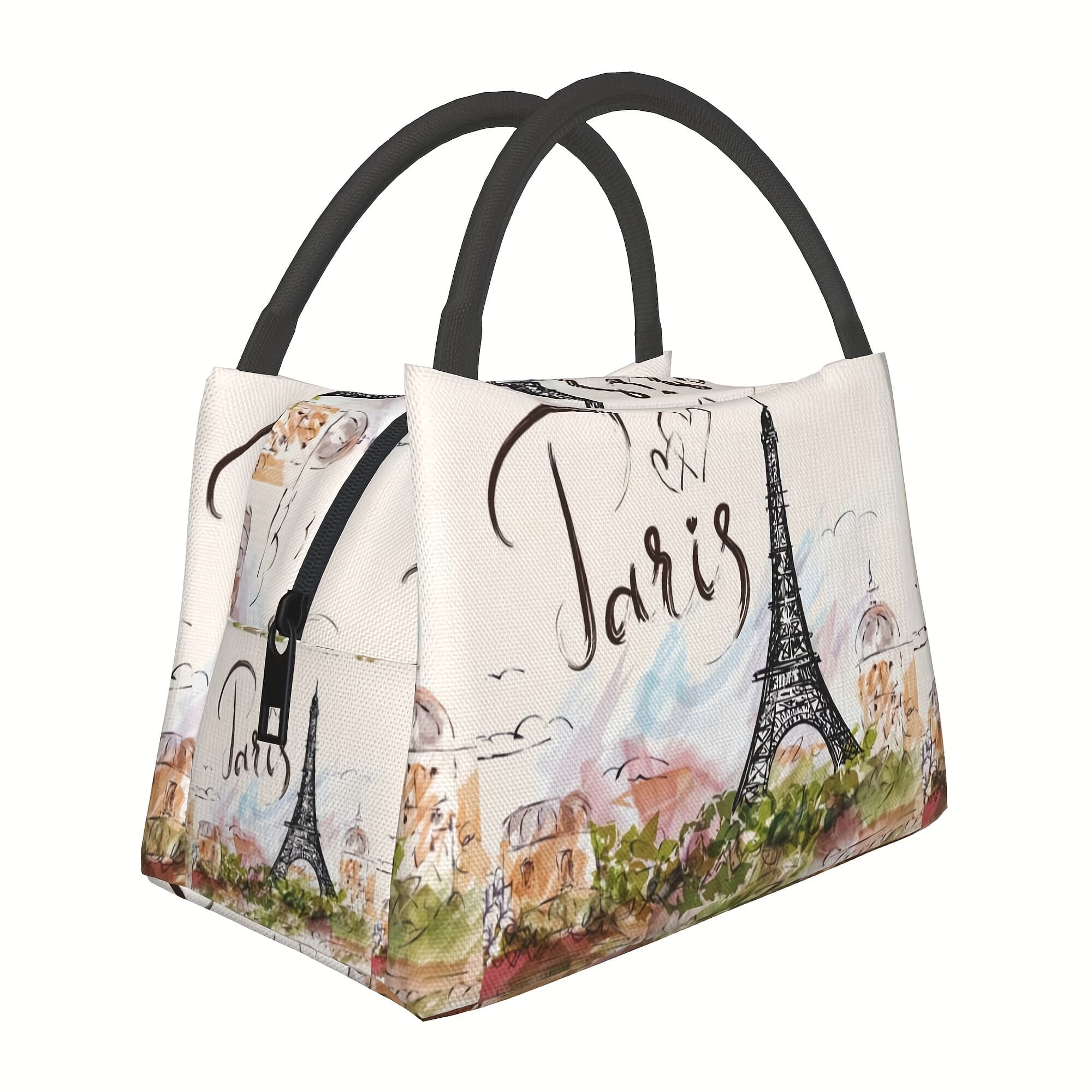 TEMU Insulated Cooler Bag - Reusable, High Quality Polyester Lunch Tote For Camping, Picnics, Beach & School Essentials, Classroom, Canteen, Back To School Supplies
