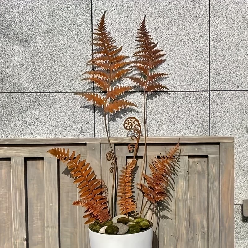 TEMU Old Rusty Flower Plant Holders For Decorating The Living Room Table And Garden Courtyard