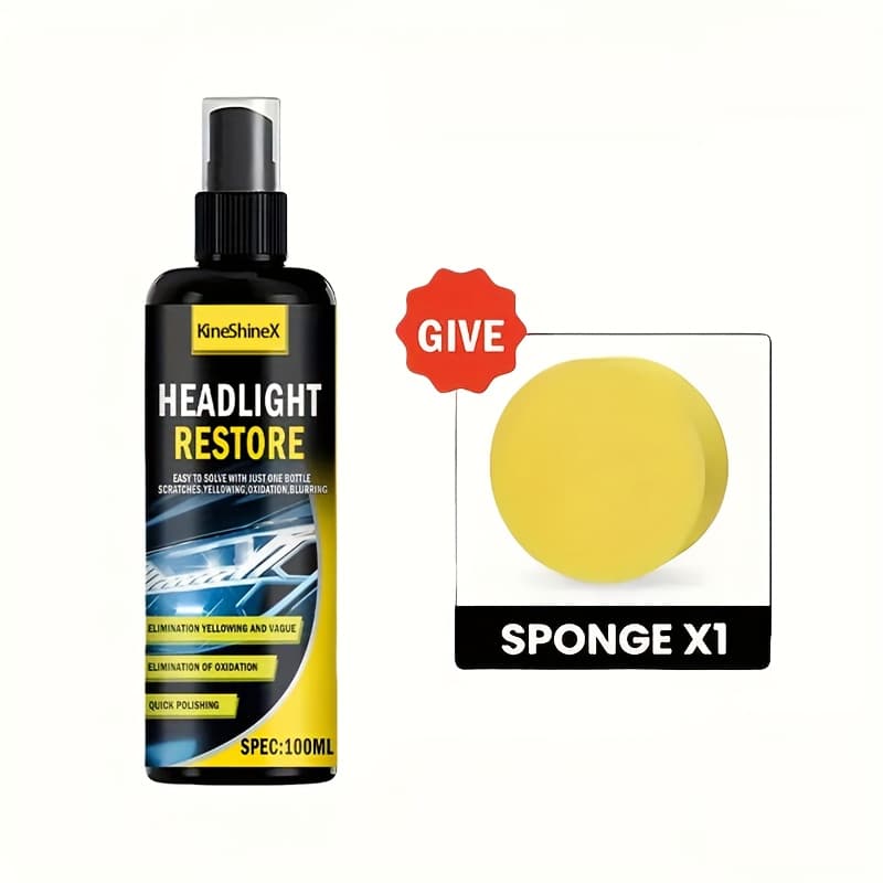 TEMU Headlight Repair, Universal Headlight Repair Kit - Removes Yellowing And Scratches, Restores - Car Headlight Lens Polisher And Cleaning Solution, Suitable For All Vehicle Types