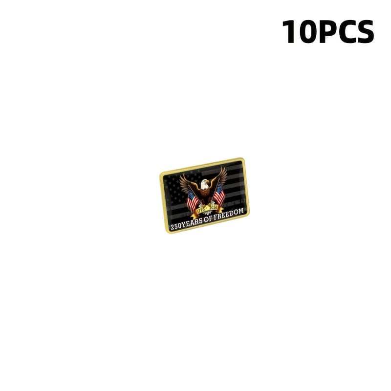 TEMU 10 Commemorative 250th Anniversary Of The United States Brooch Accessories