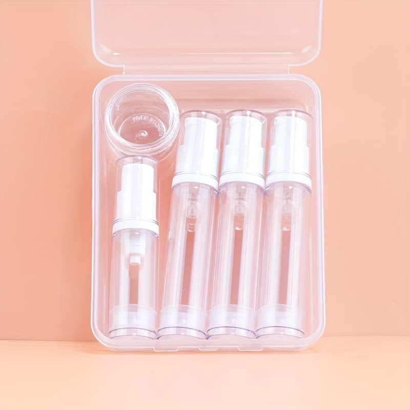 TEMU Travel Vacuum Dispensing Bottle Set