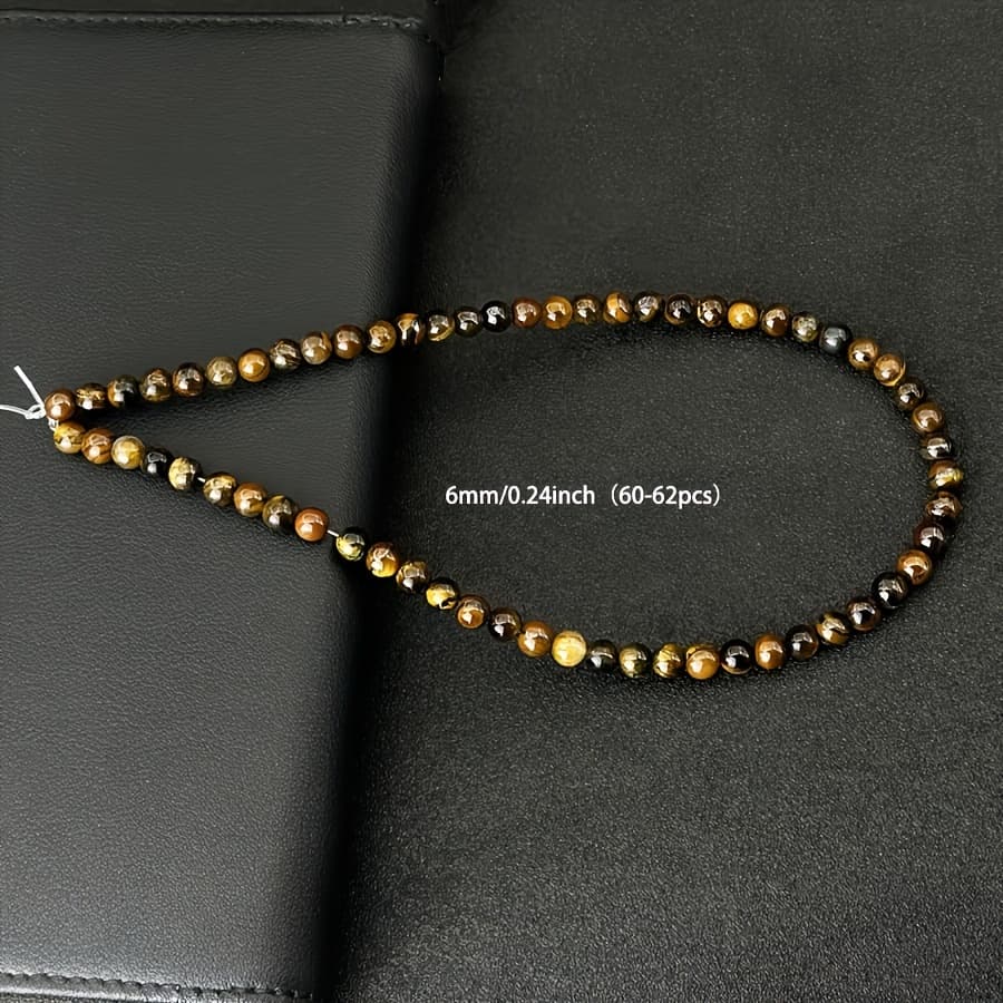 TEMU 1 Strand Eye Round Loose Bead Strands Loose Gemstone