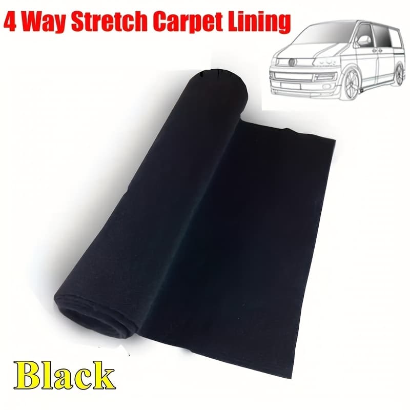 TEMU Van Carpet Lining 4 Way Stretch Vw 5 Transporter Caddy Transit