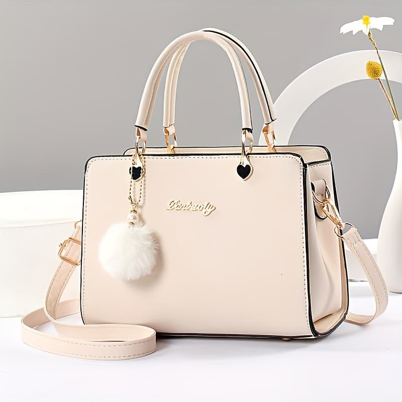 TEMU Purses And Handbags For Women Ladies Crossbody Bags Top Handle Satchel Shoulder Bags With Pendant