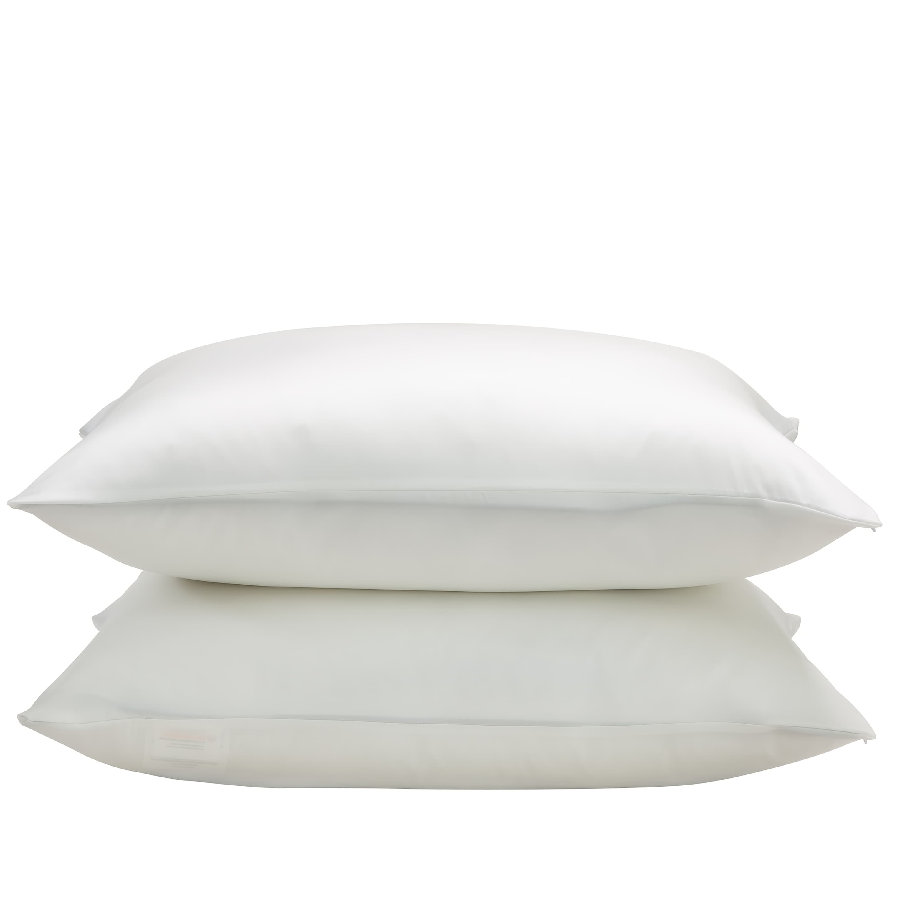 TEMU 2pcs Luxurious Pillowcase, Soft, Breathable, Solid Color Pillow Covers For Hair And , 600 Pillow Cases, Soft Smooth Pillowcase With Hidden Zipper Closure For Bedroom Sofa Home Decor With Cooling