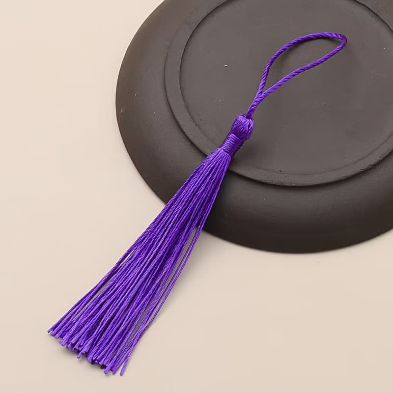 TEMU 28pcs, Silky Handmade Soft Mini Tassels, Decorative Hanging Ornaments With Small Tassels