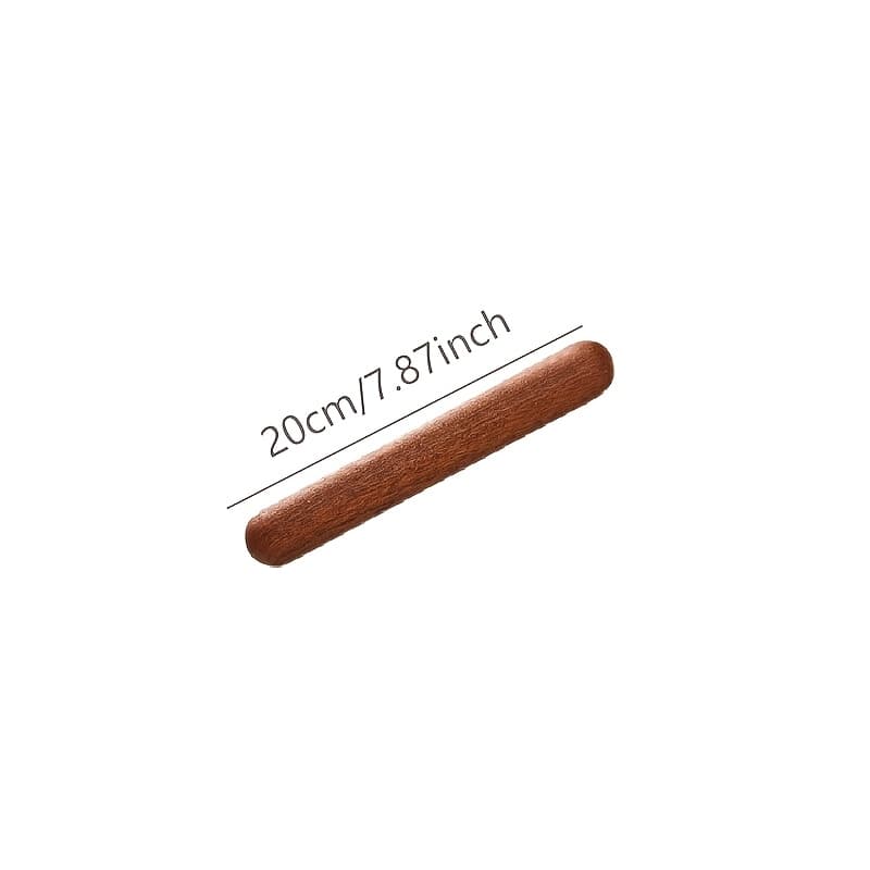 TEMU 1pc Solid Wood Rolling Pin 20cm Small Rolling Pin Household Dumpling Wrapper/baking Rolling Pin Special Noodle Easy To Store Kitchen Artifact