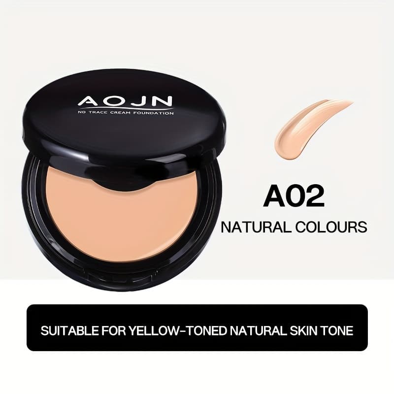 TEMU Concealing Oil-control Foundation/powder - In Suitable For Makeup Looks, Ensuring Flawless, Providing 24-hour Coverage And Oil Control, With Long-lasting Waterproof .